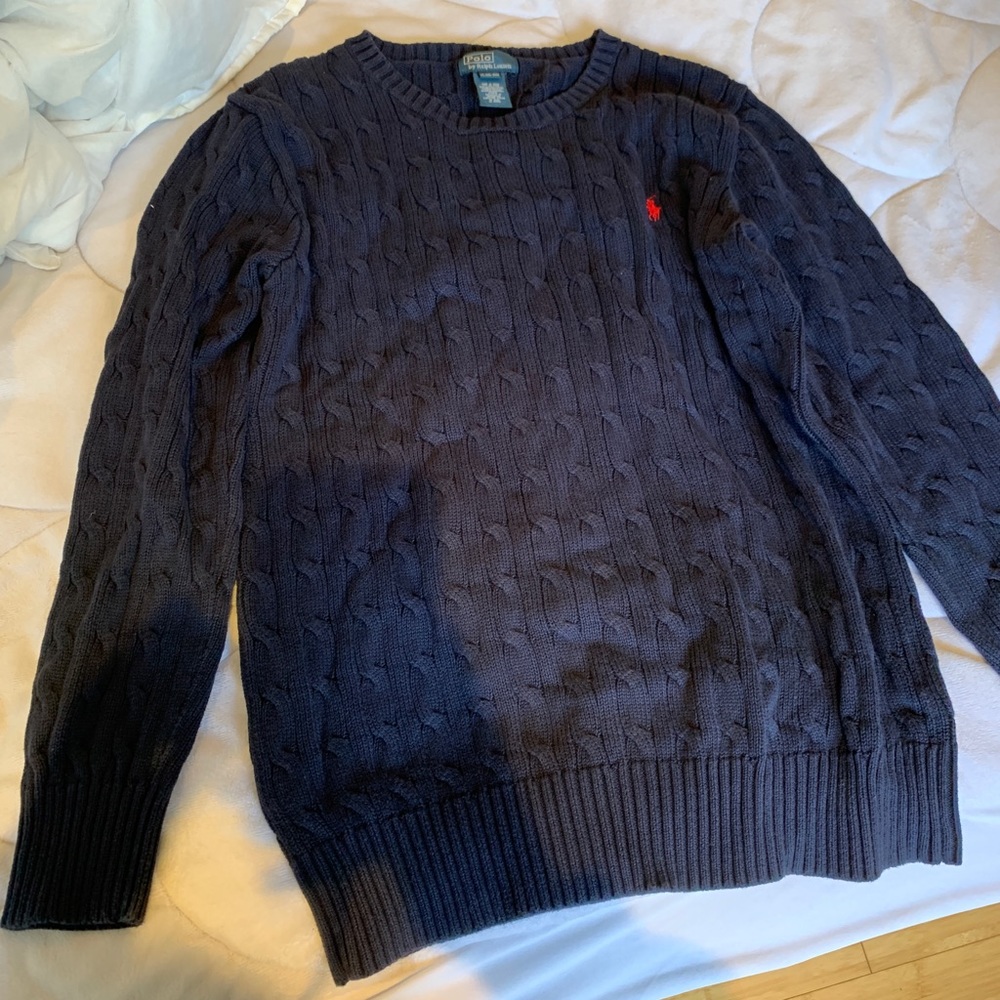 polo ralph lauren cableknit pullover
